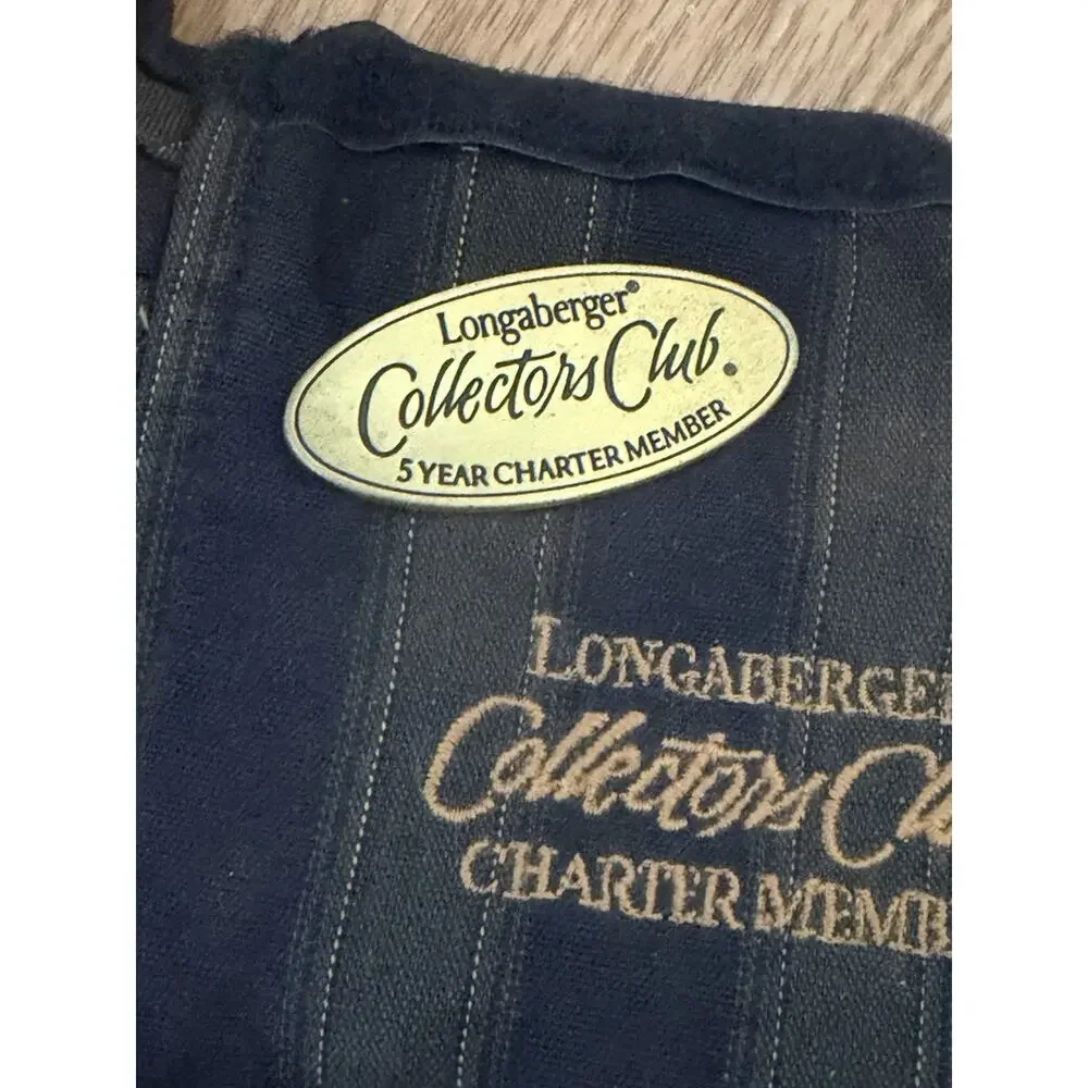 Longaberger Collectors Club Membership Basket 1996 Charter Member Signed 3391-62